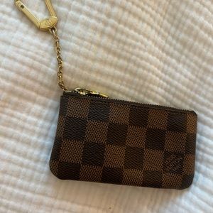 Louis Vuitton Damier Ebene Pattern Coin Pouch